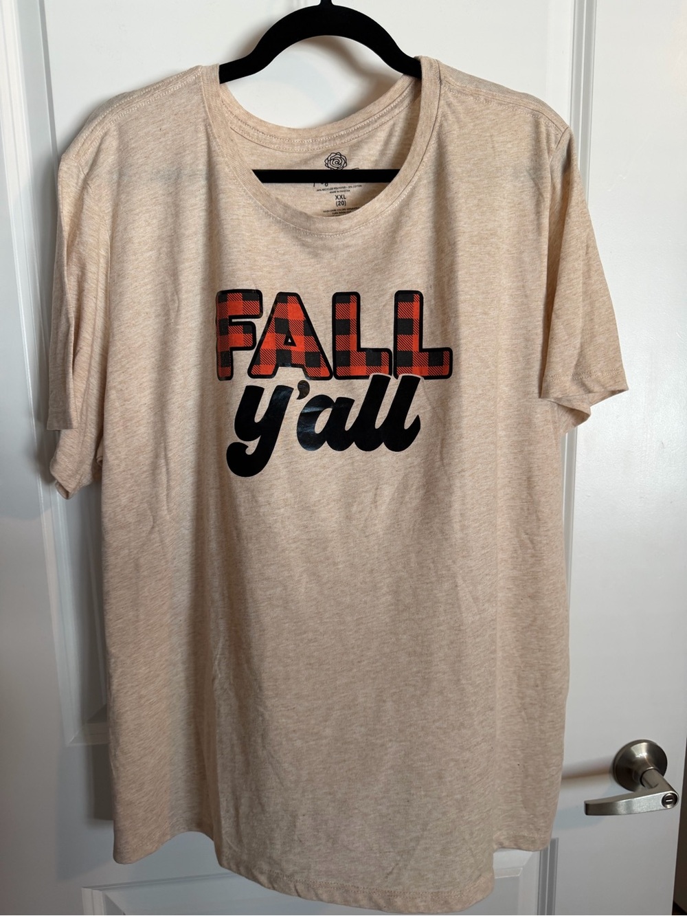 Women’s 'Fall Y'all' Fall Holiday Thanksgiving Autumn Tee - XXL (20) - GUC